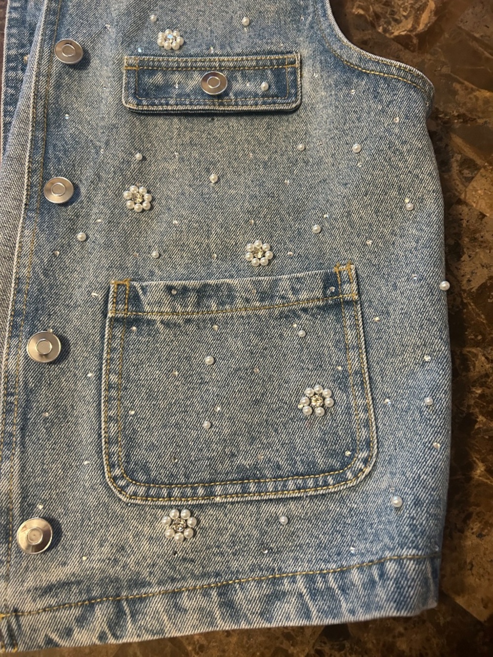 House of Harlow Denim Vest - Picture 7 of 7